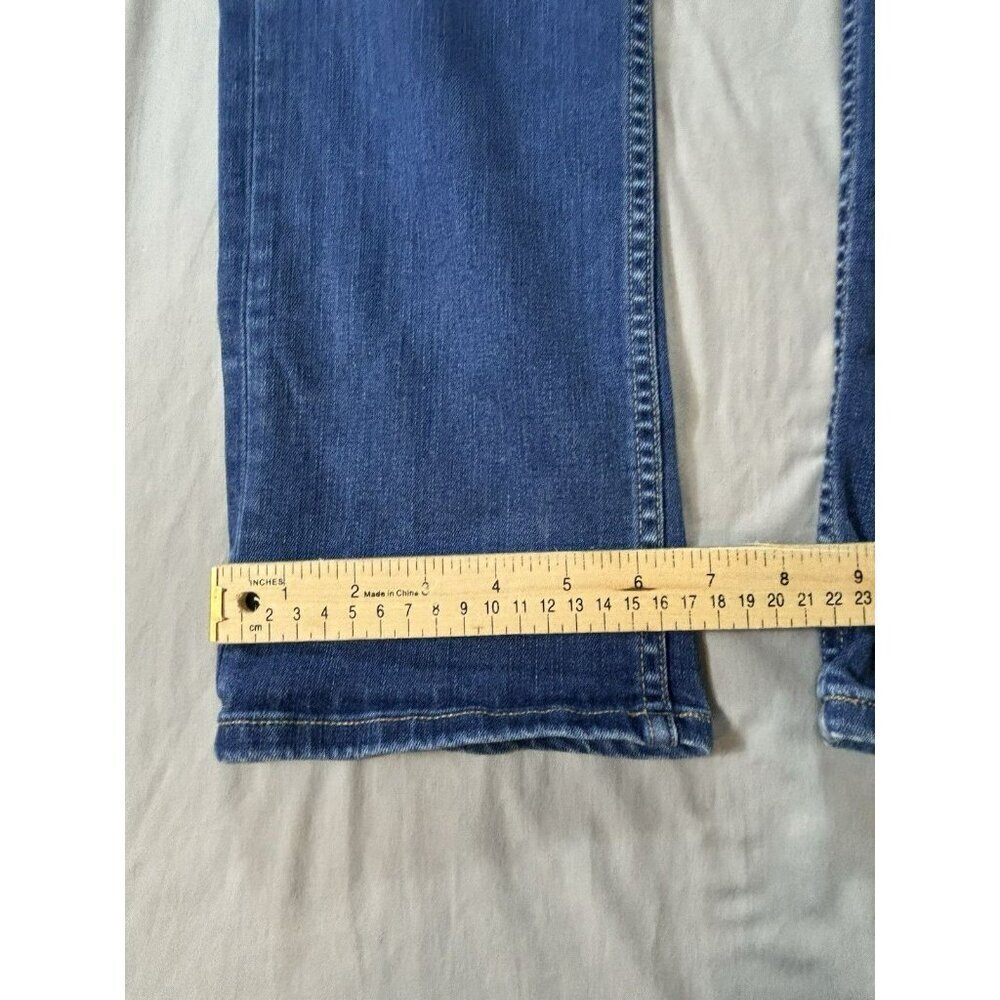 Paige Federal Skinny Jeans Mens 31 Blue Denim Med Wash Stretch 5-Pocket Preppy - Picture 8 of 9